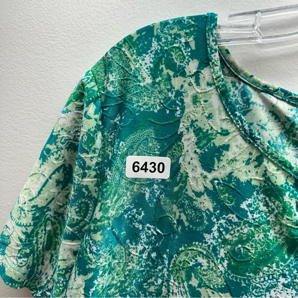 Notations 1x 24 P2P 26-1/2 length preowned no flaws blouse - Picture 3 of 9